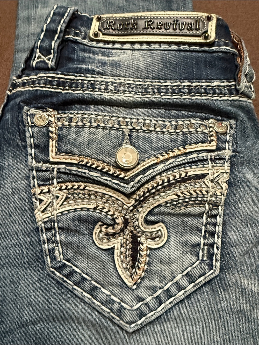 Rock revival Yadra ankle skinny jeans size 25